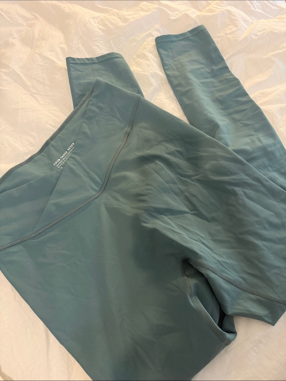 High-Rise Kids Teal Stretch Leggings